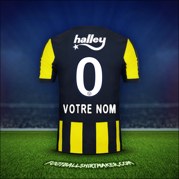 Maillot Fenerbahce SK 2017/18 -  votre nom - 0