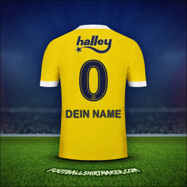 Trikot Fenerbahce SK 2017/18 Auswärts -  dein name - 0