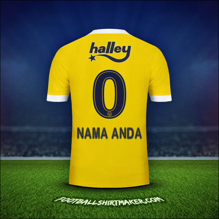 Jersey Fenerbahce SK 2017/18 Alternatif -  nama anda - 0