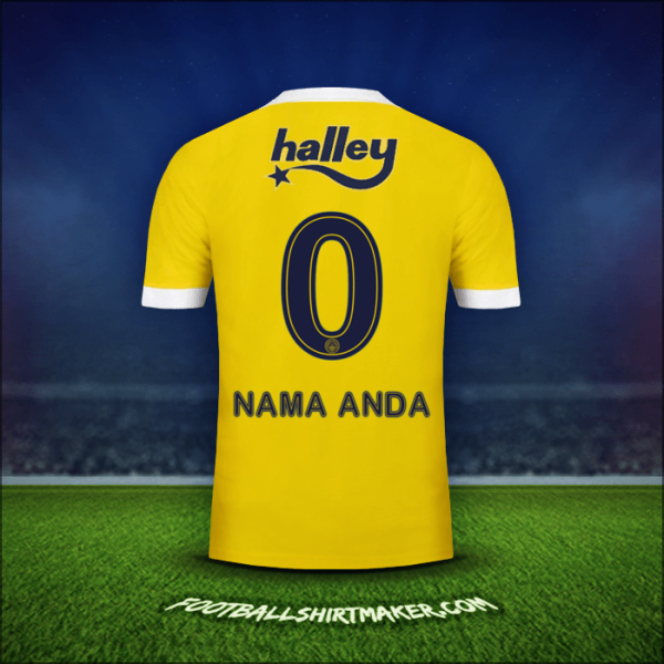 Jersey Fenerbahce SK 2017/18 Alternatif -  nama anda - 0