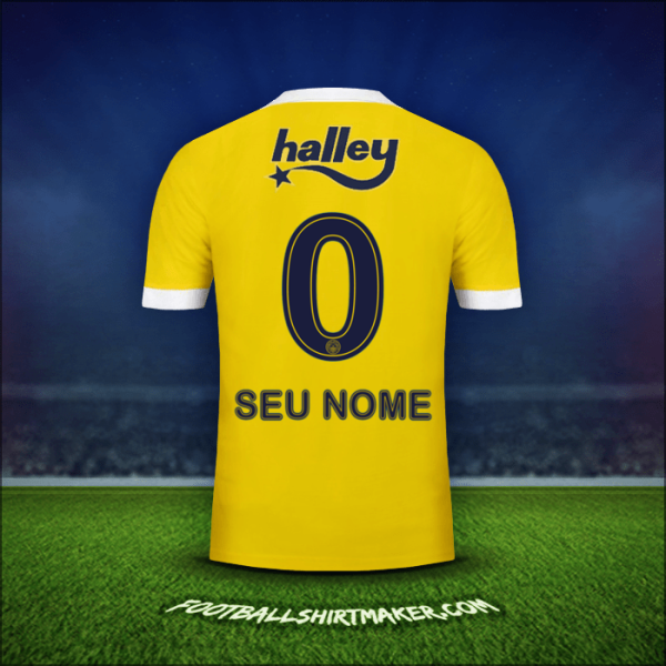 Camisa Fenerbahce SK 2017/18 Alternativa -  seu nome - 0