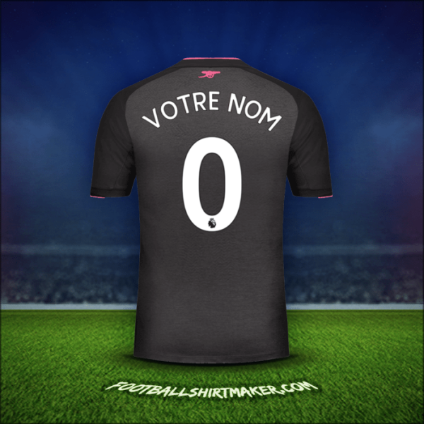Maillot Arsenal 2017/18 Troisième -  votre nom - 0