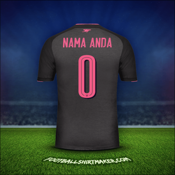 Jersey Arsenal Cup 2017/18 Ketiga -  nama anda - 0