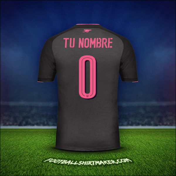 Jersey Arsenal Cup 2017/18 Tercera -  tu nombre - 0