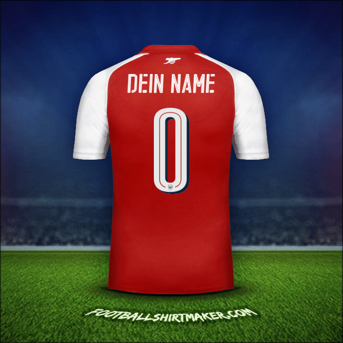 Trikot Arsenal Cup 2017/18 -  dein name - 0