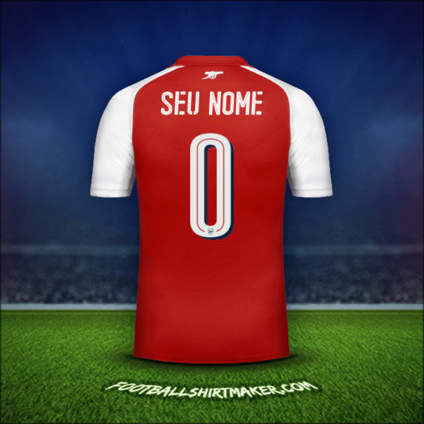 Camisa Arsenal Cup 2017/18 -  seu nome - 0