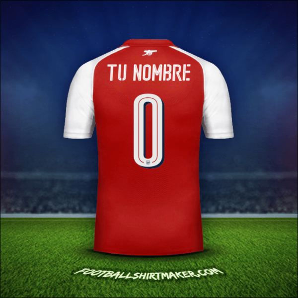 Jersey Arsenal Cup 2017/18 -  tu nombre - 0