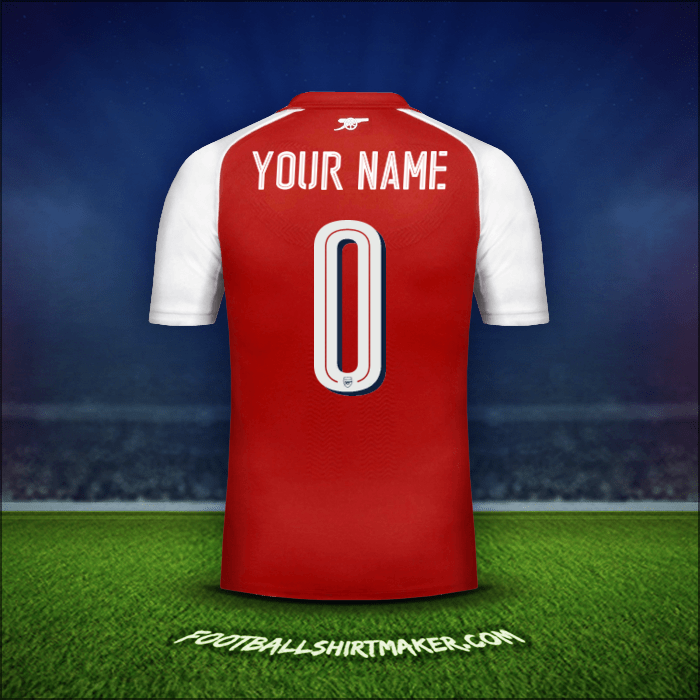 Shirt Arsenal Cup 2017/18 -  your name - 0