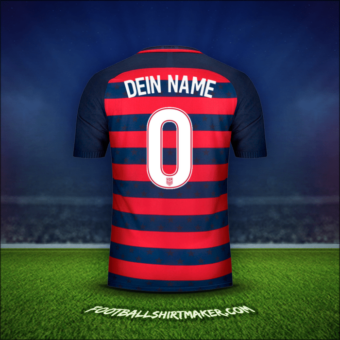Trikot Vereinigte Staaten Gold Cup 2017 -  dein name - 0