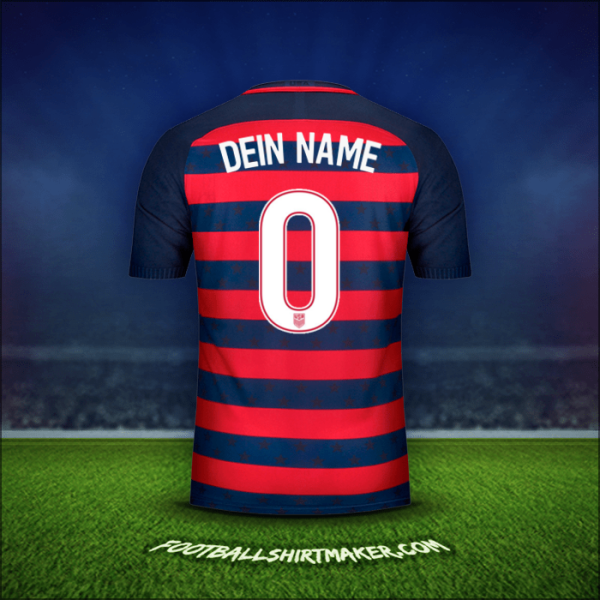 Trikot Vereinigte Staaten Gold Cup 2017 -  dein name - 0