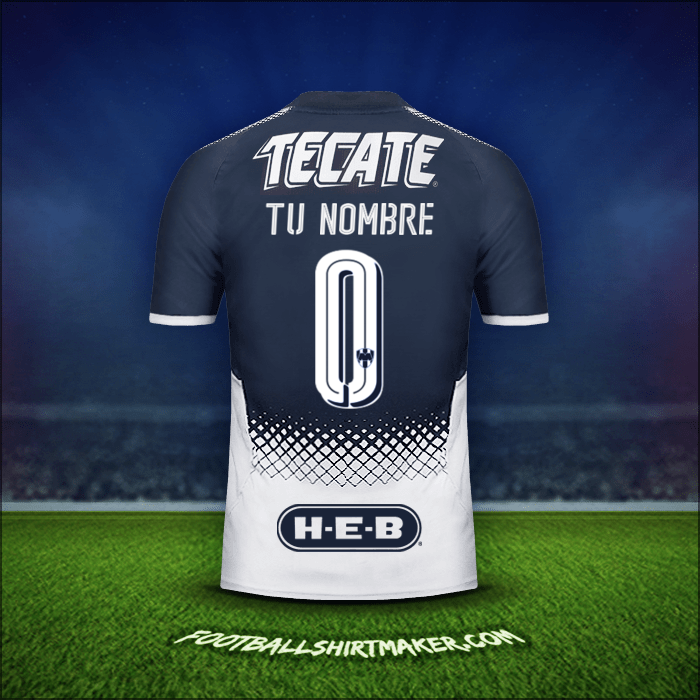Camiseta Monterrey 2017/18 -  tu nombre - 0
