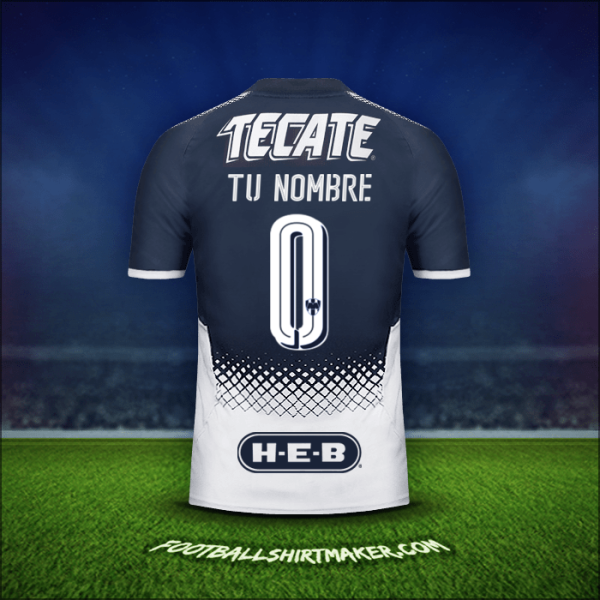 Camiseta Monterrey 2017/18 -  tu nombre - 0