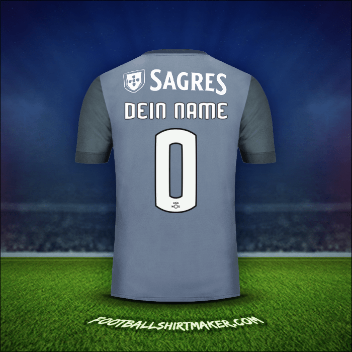 Trikot SL Benfica 2017/18 Auswärts -  dein name - 0