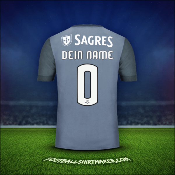 Trikot SL Benfica 2017/18 Auswärts -  dein name - 0