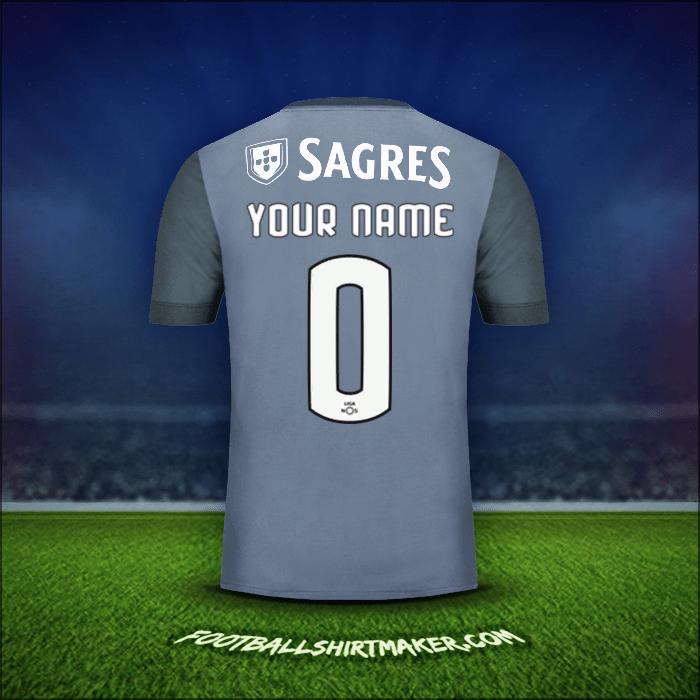 Jersey SL Benfica 2017/18 Away -  your name - 0