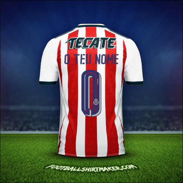 Camisola Guadalajara 2017/18 -  o teu nome - 0