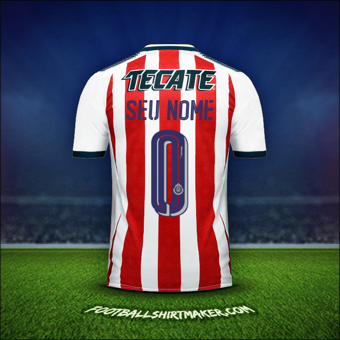 Camisa Guadalajara 2017/18 -  seu nome - 0