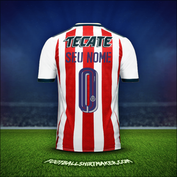 Camisa Guadalajara 2017/18 -  seu nome - 0