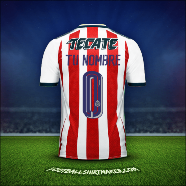 Camiseta Guadalajara 2017/18 -  tu nombre - 0