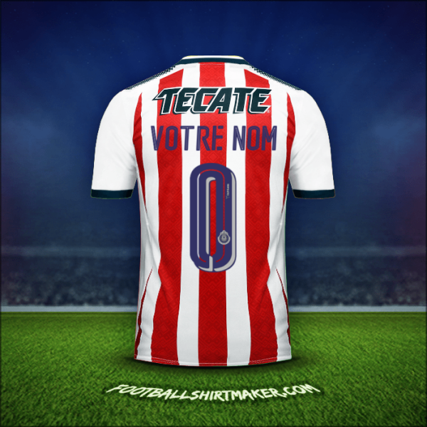 Maillot Guadalajara 2017/18 -  votre nom - 0