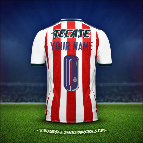 Jersey Guadalajara 2017/18 -  your name - 0