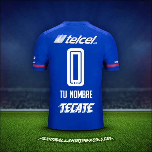 Camiseta Cruz Azul 2017/18 -  tu nombre - 0