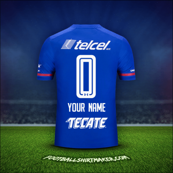 Jersey Cruz Azul 2017/18 -  your name - 0