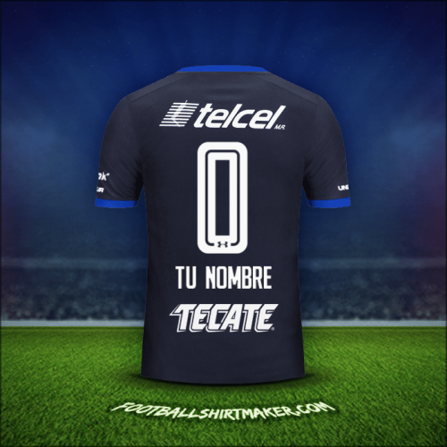 Camiseta Cruz Azul 2017/18 Tercera -  tu nombre - 0