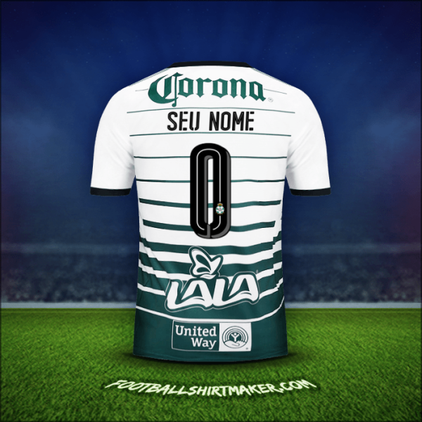 Camisa Santos Laguna 2017/18 -  seu nome - 0