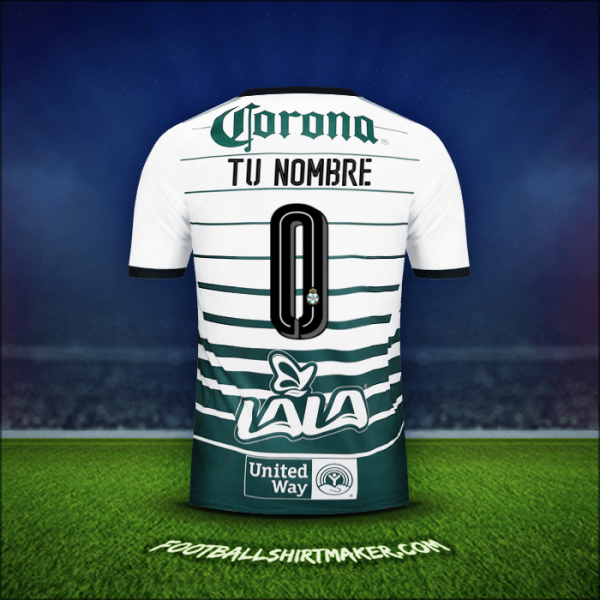 Jersey Santos Laguna 2017/18 -  tu nombre - 0
