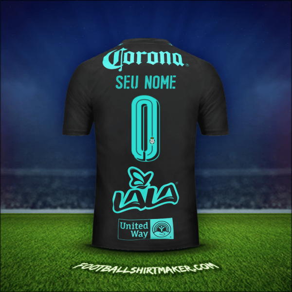 Camisa Santos Laguna 2017/18 Alternativa -  seu nome - 0
