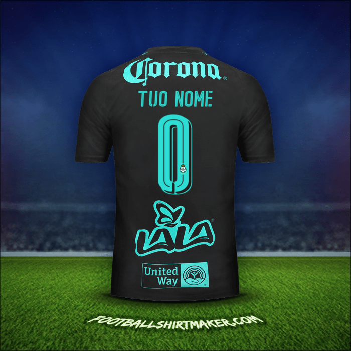 Maglia Santos Laguna 2017/18 Seconda -  tuo nome - 0