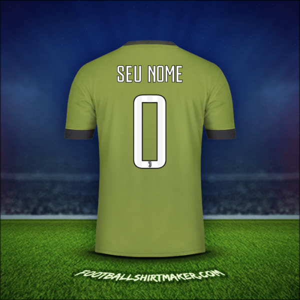 Camisa Juventus FC 2017/18 Terceira -  seu nome - 0