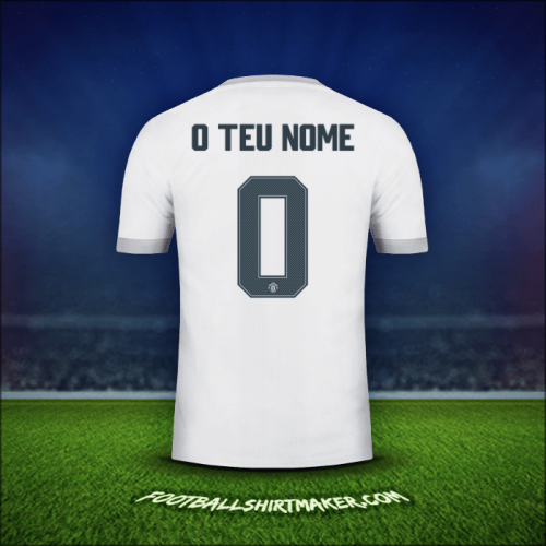 Camisola Manchester United Cup 2017/18 Terceira -  o teu nome - 0