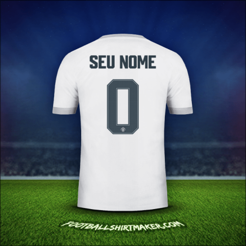 Camisa Manchester United Cup 2017/18 Terceira -  seu nome - 0