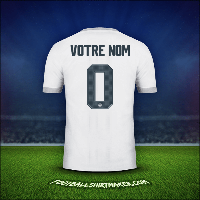 Maillot Manchester United Cup 2017/18 Troisième -  votre nom - 0