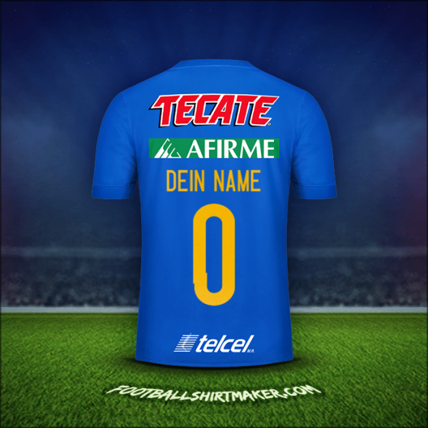 Trikot Tigres UANL 2017/18 Auswärts -  dein name - 0