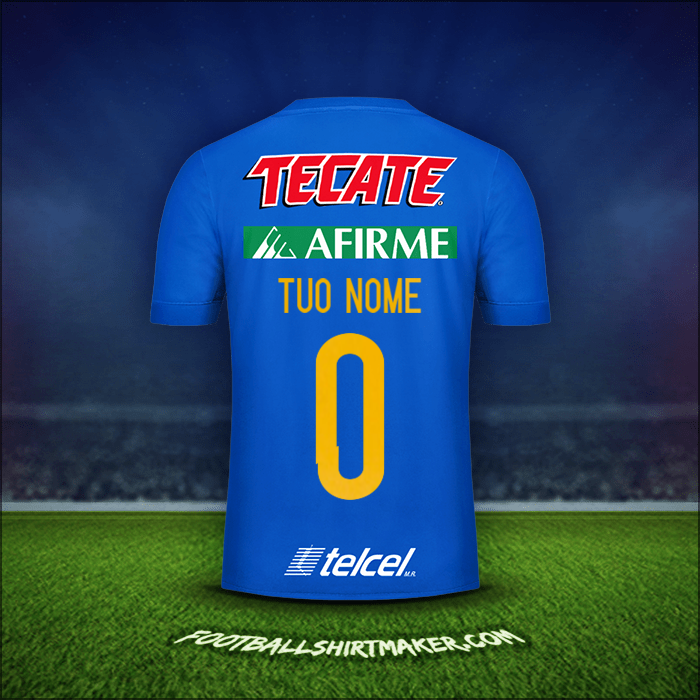 Maglia Tigres UANL 2017/18 Seconda -  tuo nome - 0
