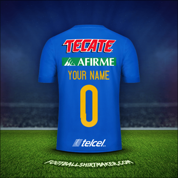 Shirt Tigres UANL 2017/18 Away -  your name - 0