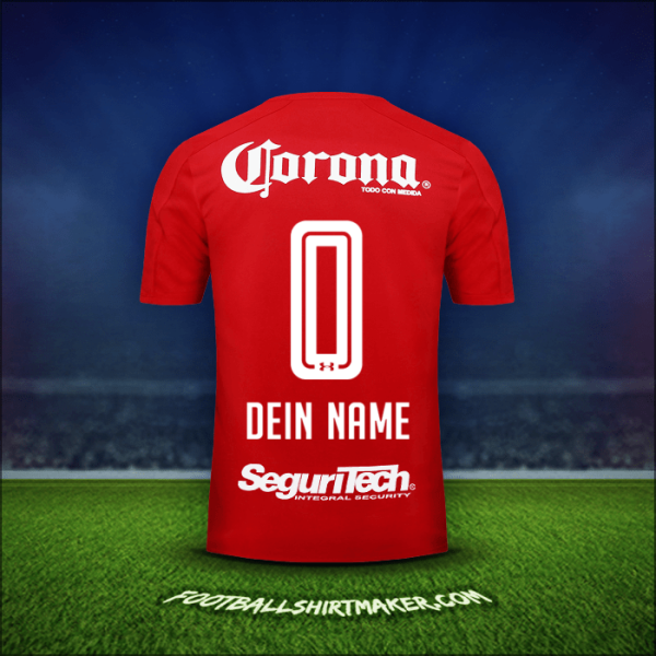 Trikot Toluca FC 2017/18 -  dein name - 0