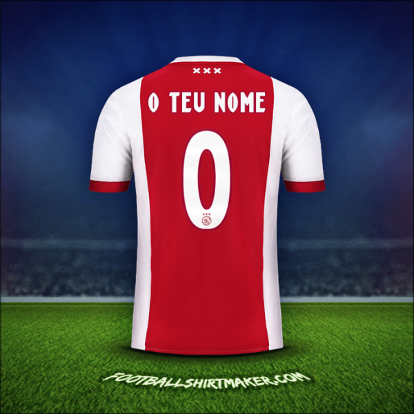 Camisola AFC Ajax 2017/18 -  o teu nome - 0
