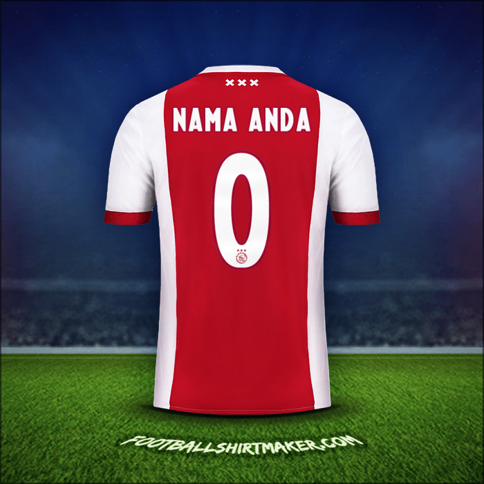 Jersey AFC Ajax 2017/18 -  nama anda - 0