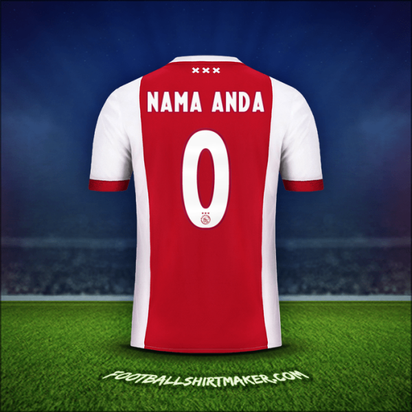 Jersey AFC Ajax 2017/18 -  nama anda - 0