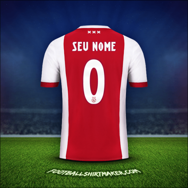 Camisa AFC Ajax 2017/18 -  seu nome - 0