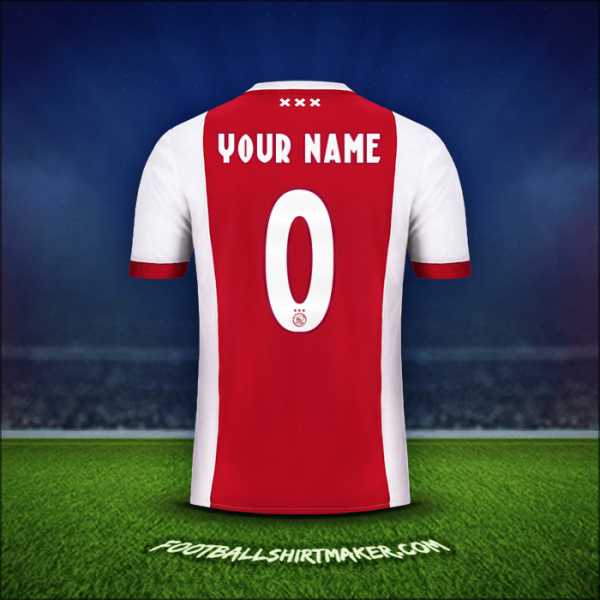 Jersey AFC Ajax 2017/18 -  your name - 0