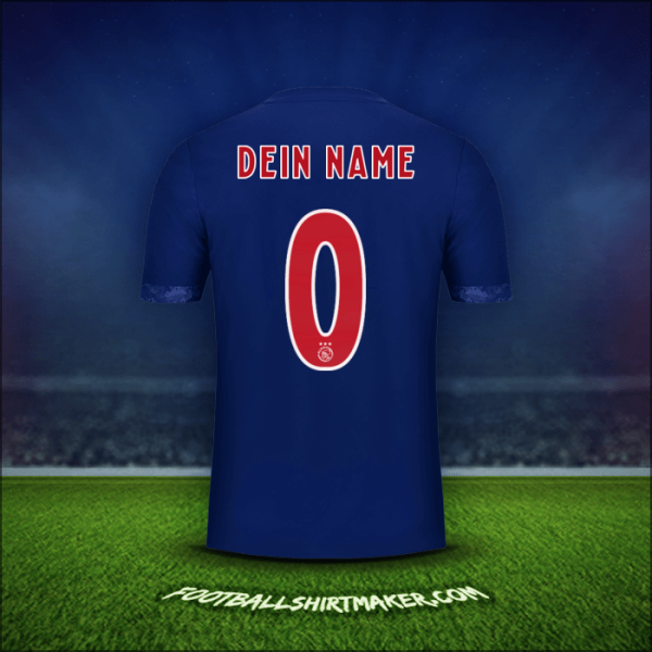 Trikot AFC Ajax 2017/18 Auswärts -  dein name - 0