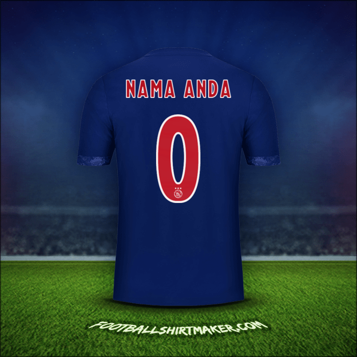Jersey AFC Ajax 2017/18 Alternatif -  nama anda - 0