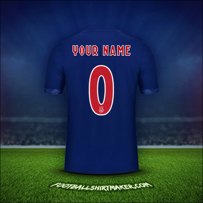 Shirt AFC Ajax 2017/18 Away -  your name - 0