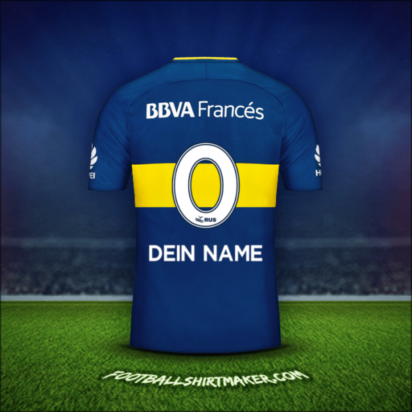 Trikot Boca Juniors 2017/18 -  dein name - 0
