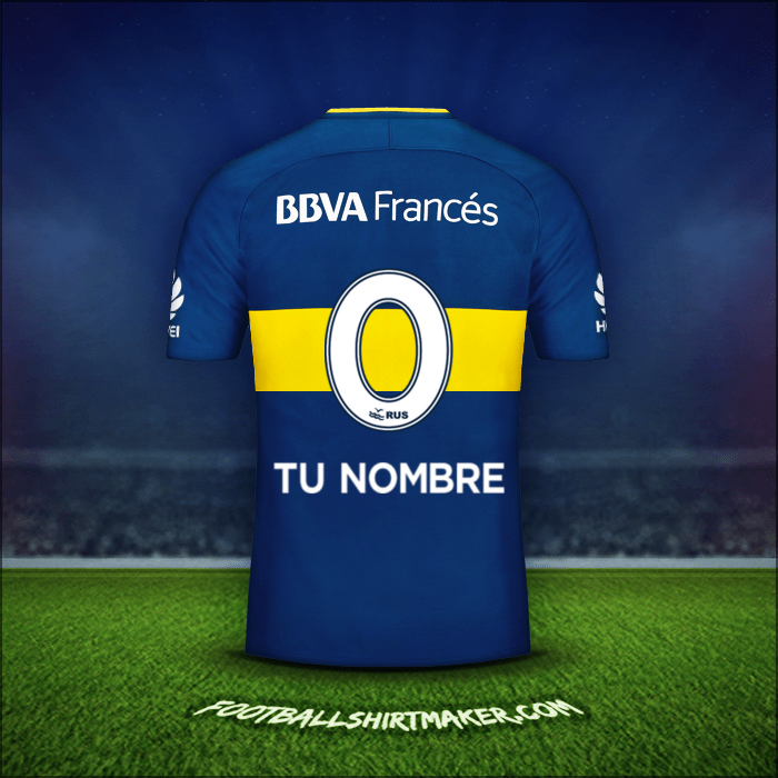 Camiseta Boca Juniors 2017/18 -  tu nombre - 0